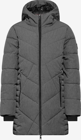 STREET ONE Winter Jacket in Grey: front