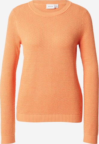 VILA Sweater 'Dalo' in Orange: front