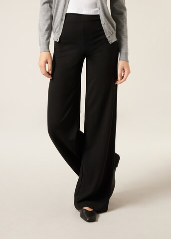 CALZEDONIA Flared Pants in Black