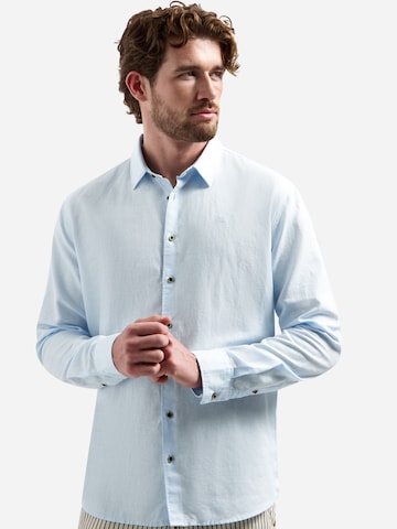No Excess Regular Fit Skjorte i blå
