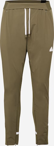 Tapered Pantaloni sportivi 'Designed 4 Gameday' di ADIDAS SPORTSWEAR in verde: frontale