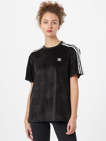 ADIDAS ORIGINALS Shirt in Zwart: voorkant