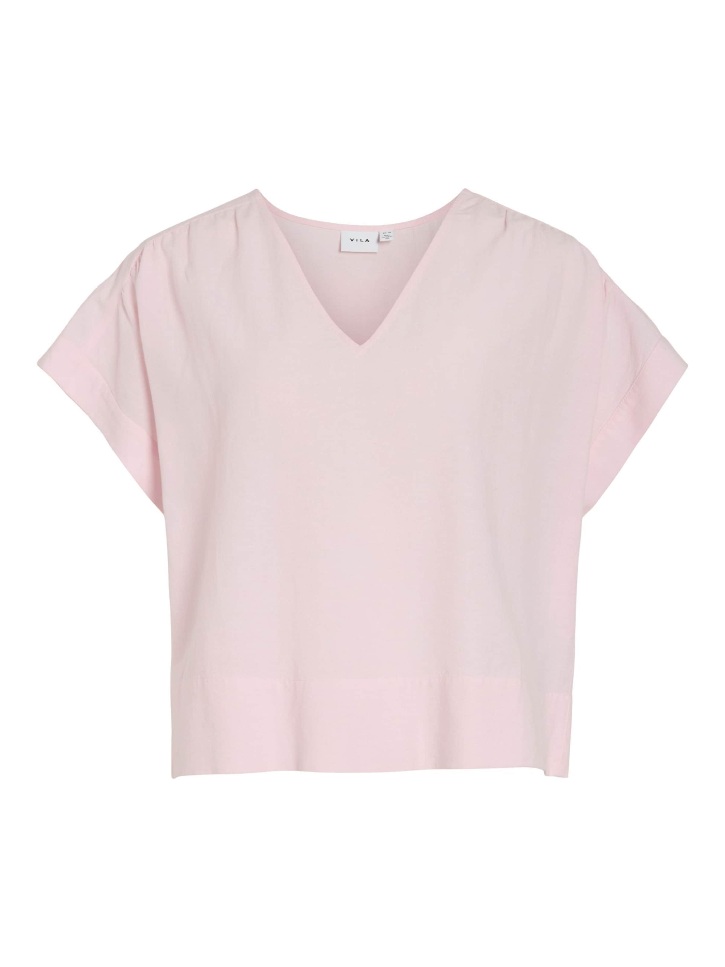 VILA T-Shirt 'VIPRISILLA' in Pink: Vorderseite