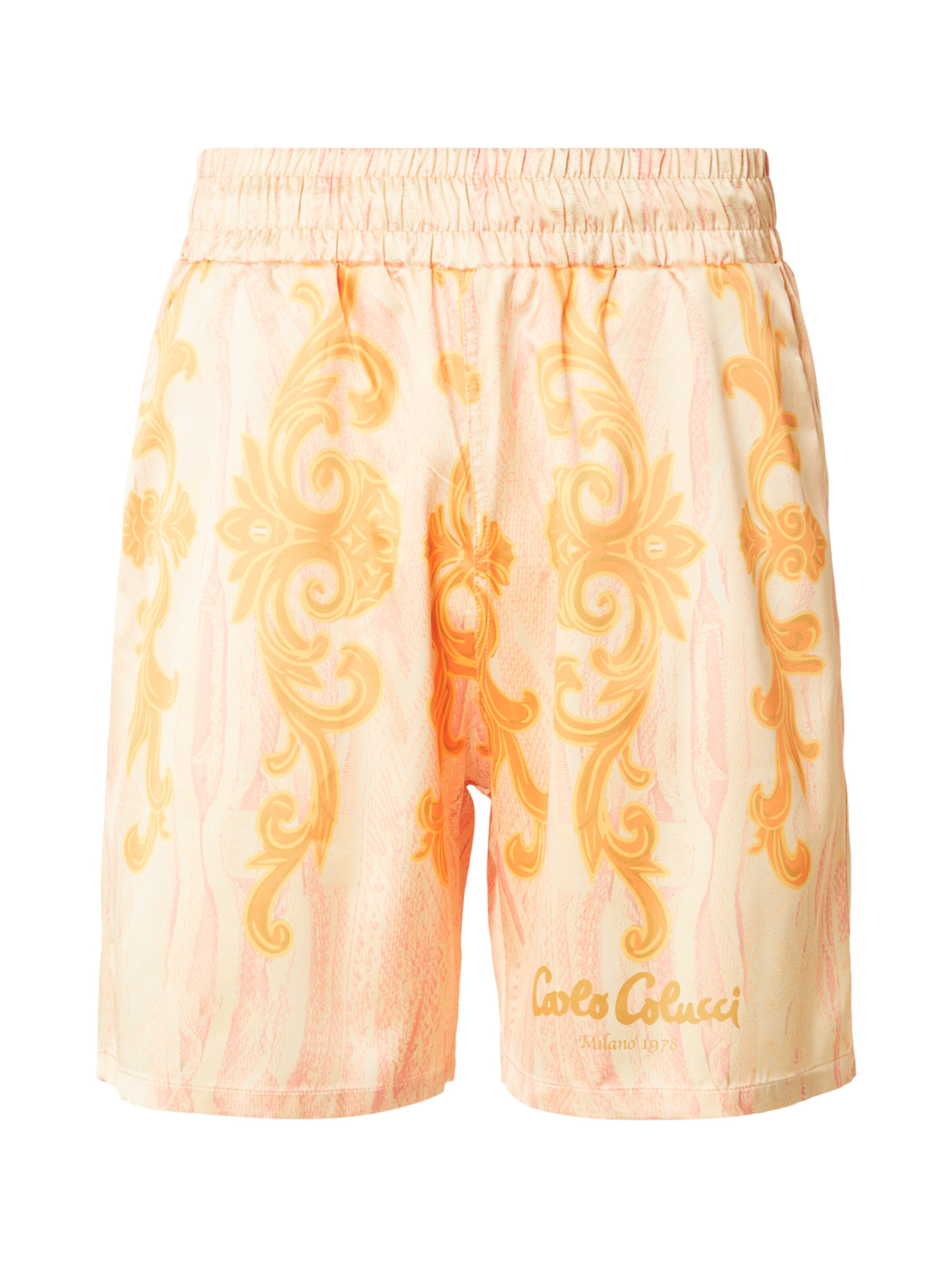 Carlo Colucciregular Hlače - narančasta boja: prednji dio