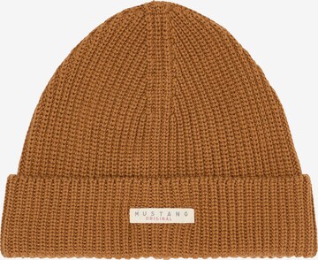 MUSTANG Beanie in Brown: front