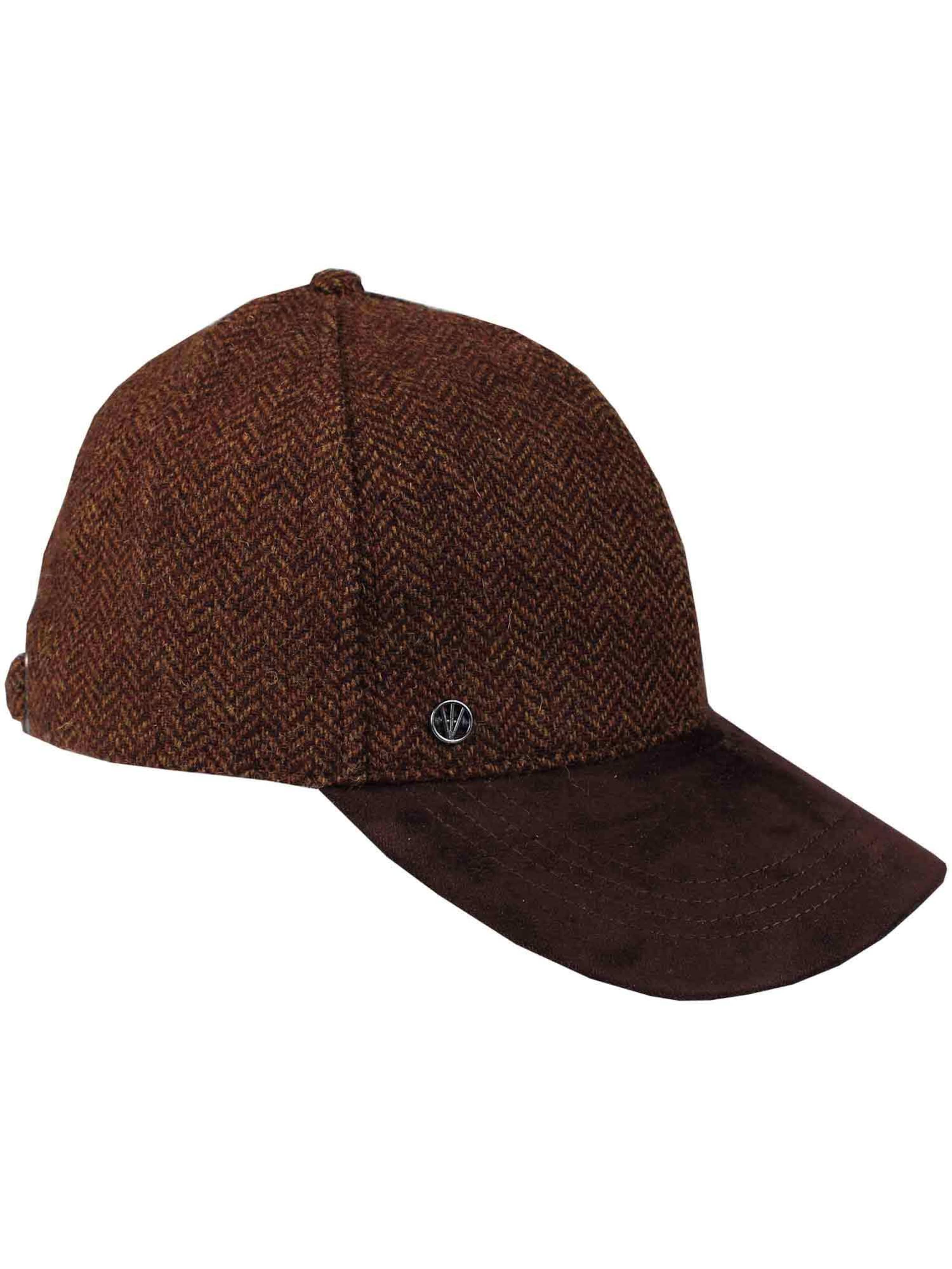 LOEVENICH Cap in Braun: Vorderseite