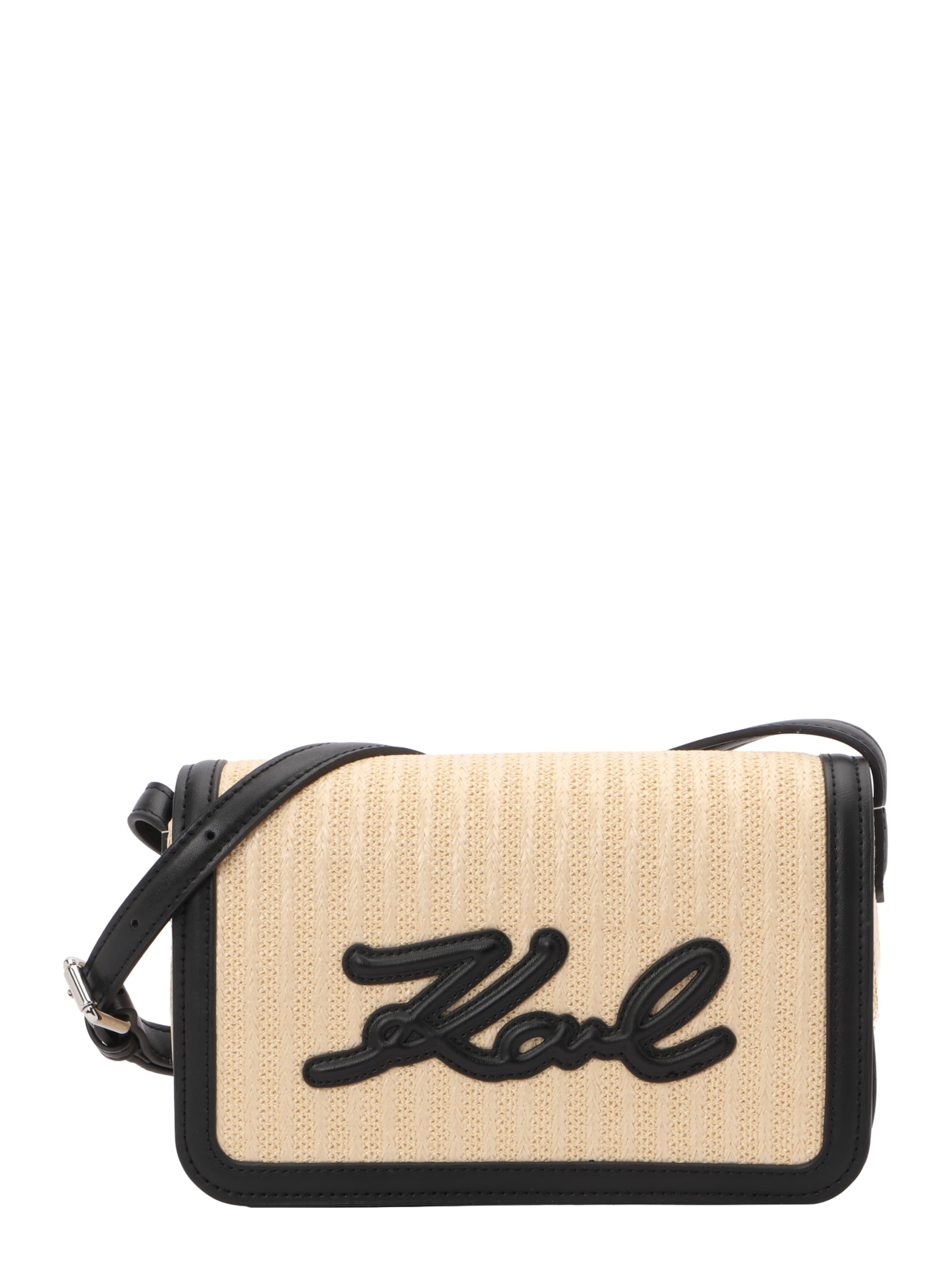 Sac à bandoulière Karl Lagerfeld en beige : devant