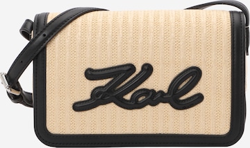 Karl Lagerfeld Olkalaukku värissä beige: etupuoli
