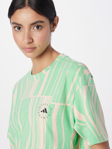ADIDAS BY STELLA MCCARTNEY Performance Shirt 'Truecasuals Graphic' in Green