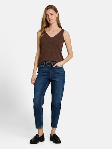 TOM TAILOR DENIM Gebreide top in Bruin