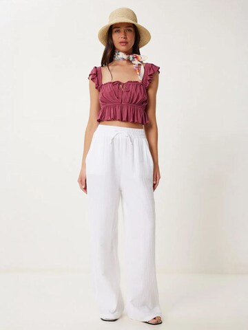 Wide Leg Pantalon 'Hose' Happiness İstanbul en blanc