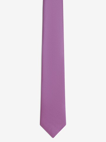 Cravate Andrew James en violet : devant