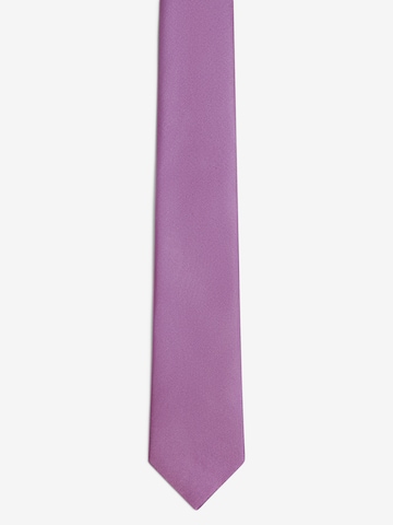 Cravate Andrew James en violet : devant