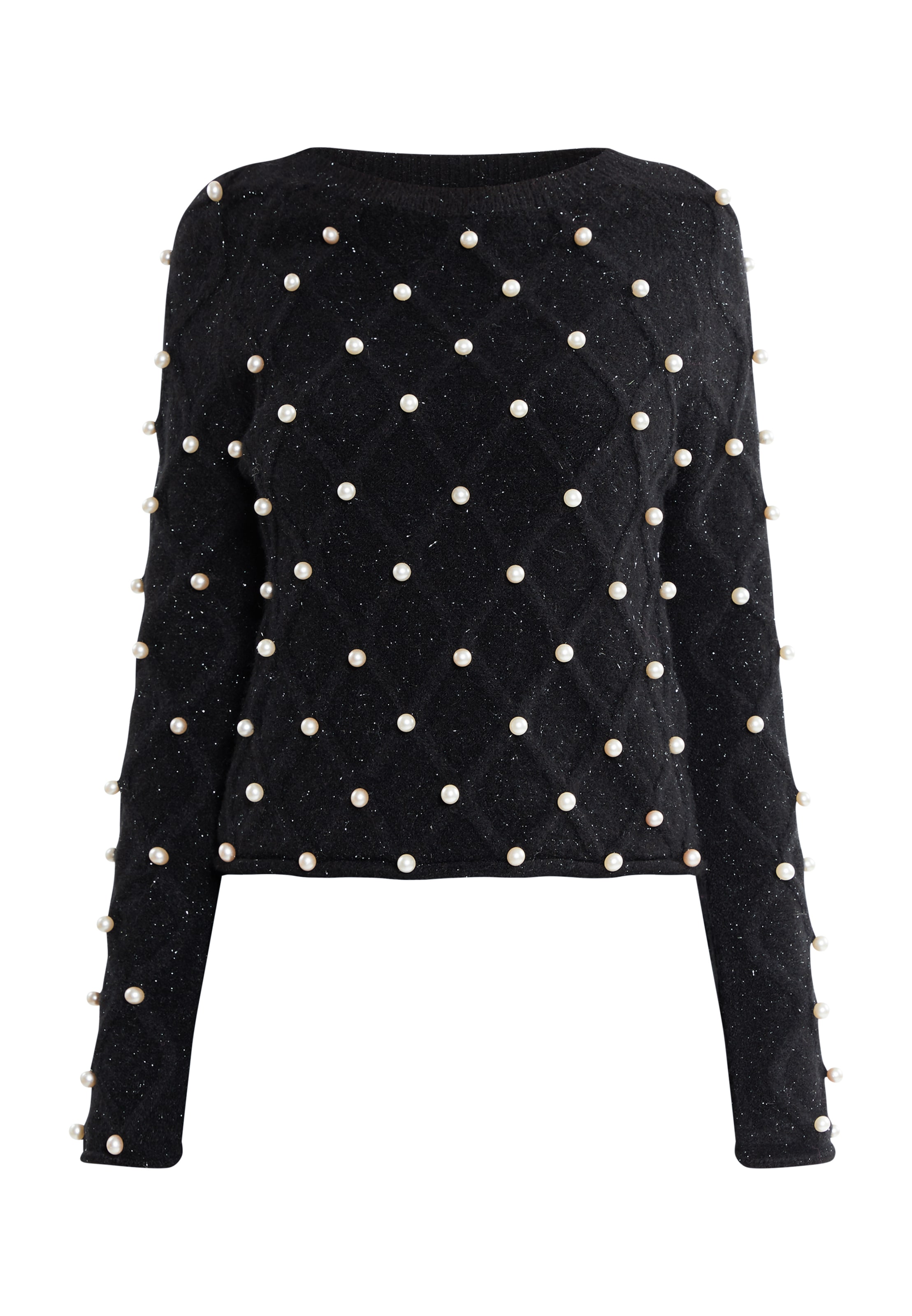 faina Sweater 'Koosh' in Black: front
