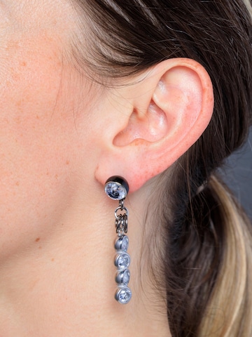 YParis - Pendientes 'Boucle Ronya BS' en plata
