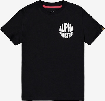 ALPHA INDUSTRIES - Camisola em preto: frente