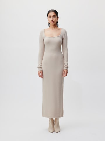 LeGer by Lena Gercke Knit dress 'Lucille' in Beige