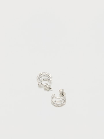 SwarovskiNaušnice - srebro boja