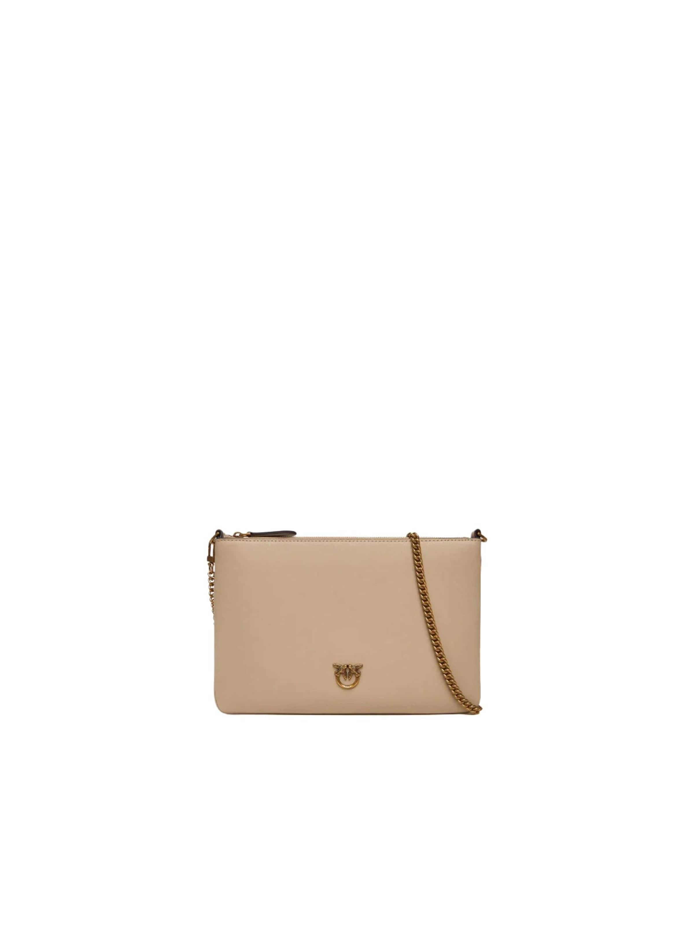Borsa a mano '100455 A0F1 PE26 - BORSA' di PINKO in beige: frontale