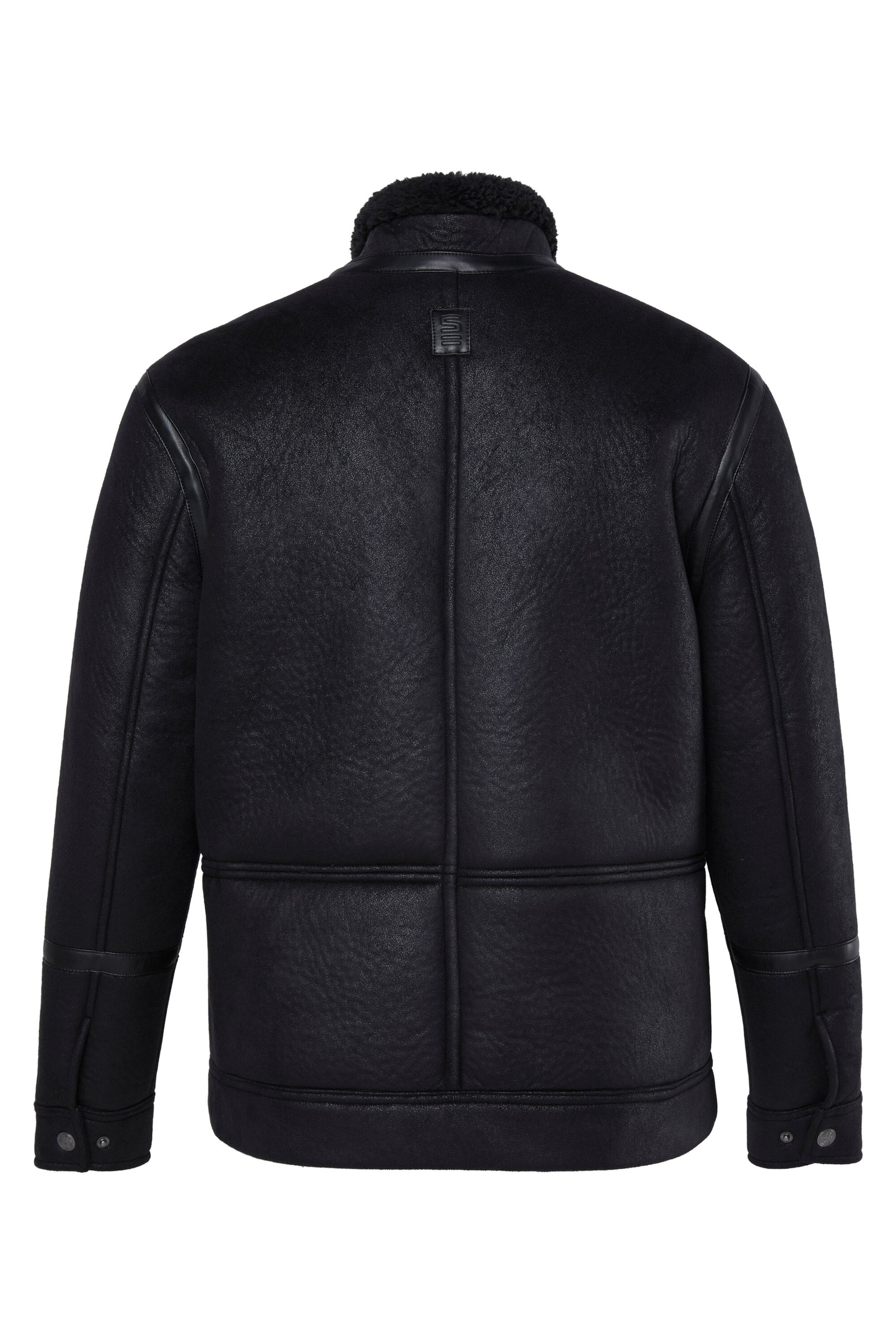 STHUGE Übergangsjacke in Schwarz