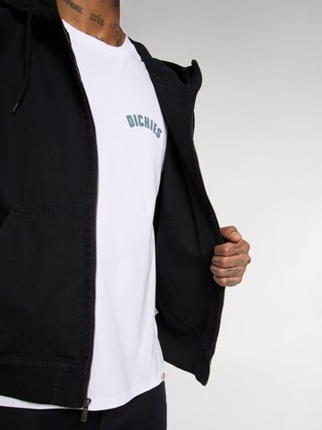 DICKIES Кофта на молнии в Черный