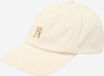 TOMMY HILFIGER Cap in Beige: front