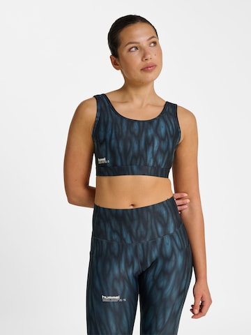 Hummel Μπουστάκι Αθλητικό σουτιέν 'Hiit' σε μπλε: μπροστά