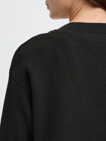 Cardigan ' OXFINA ' Oxmo en noir