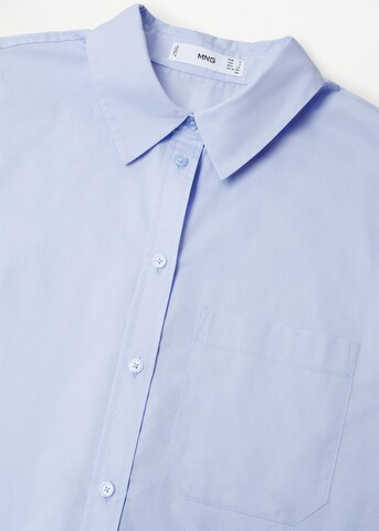 MANGO Blouse 'James' in Blauw