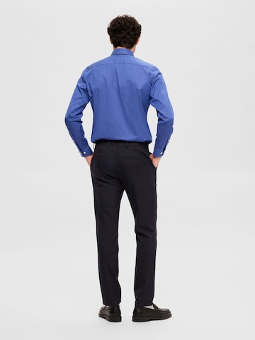 SELECTED HOMME Slim Fit Hemd in Blau