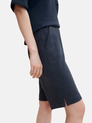 TOM TAILOR Loosefit Shorts in Blau