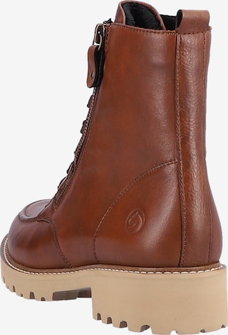 REMONTE Lace-Up Ankle Boots in Brown