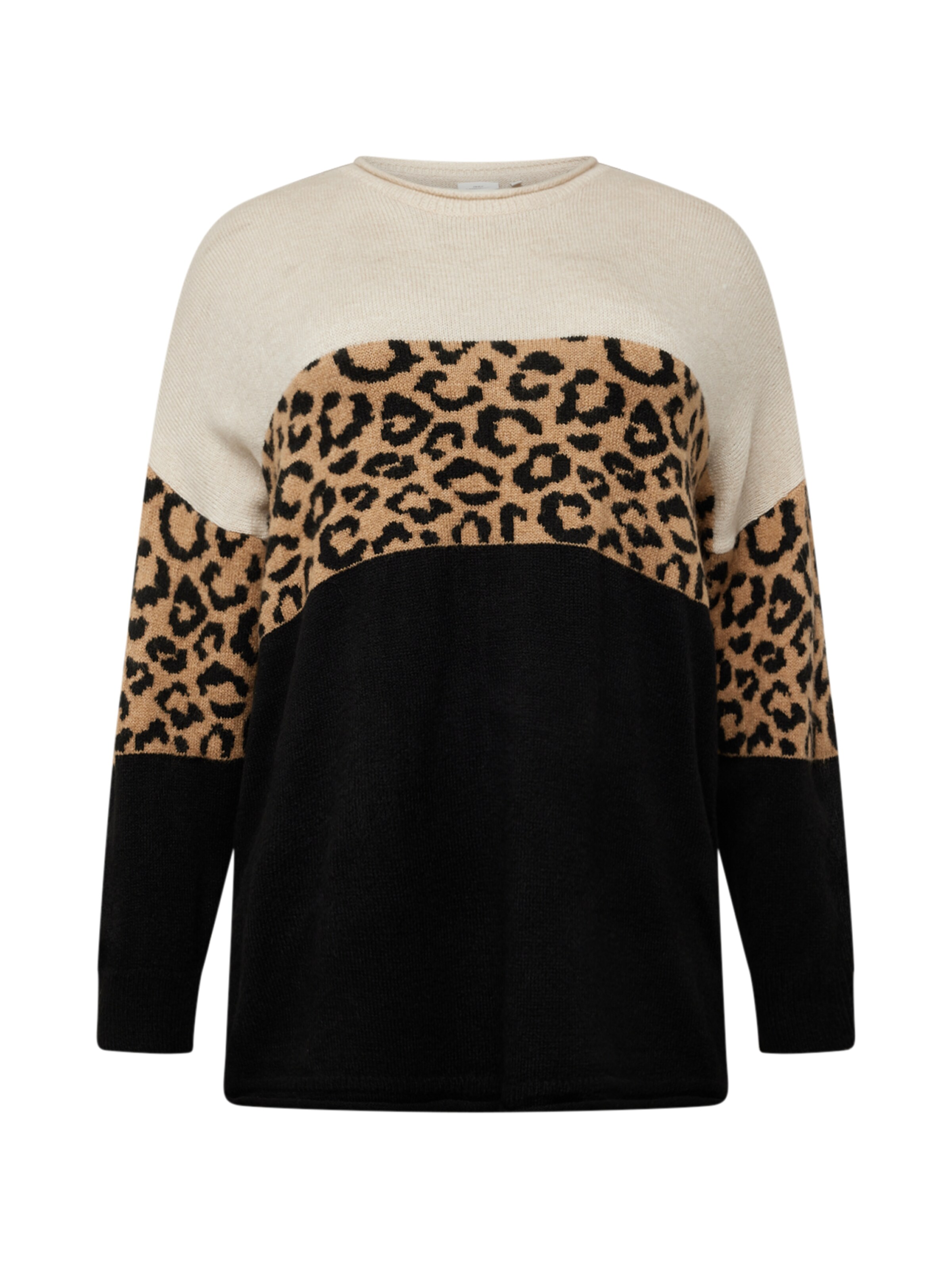 ONLY Carmakoma Pullover 'Jade' i sort: forside