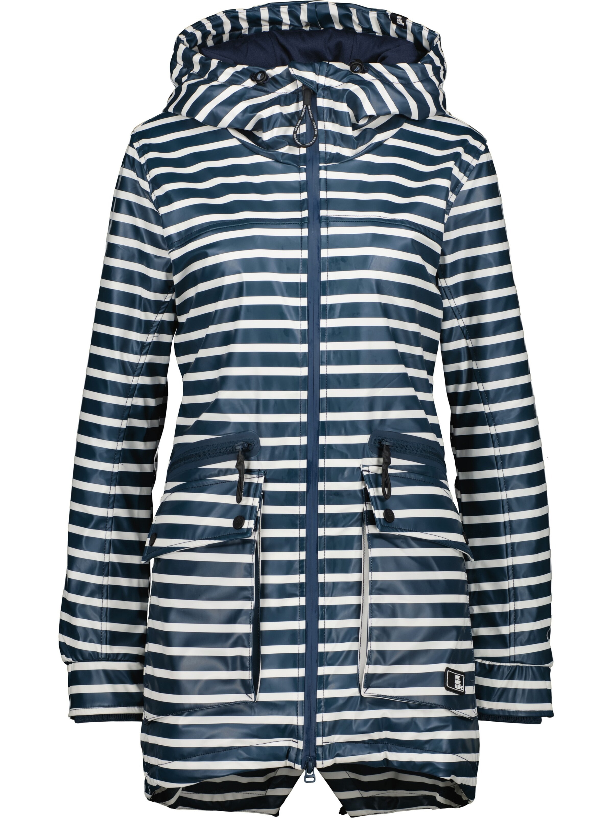 Parka di mezza stagione 'AudreyAK B' di alife & kickin in blu: frontale