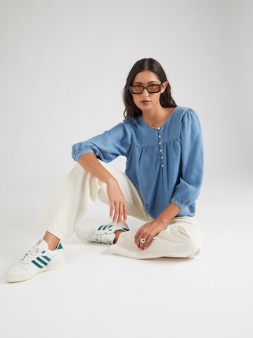 LEVI'S ® Bluse 'Halsey 3/4 Slv Blouse' in Blau