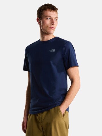 THE NORTH FACE - Camiseta funcional en azul: frente