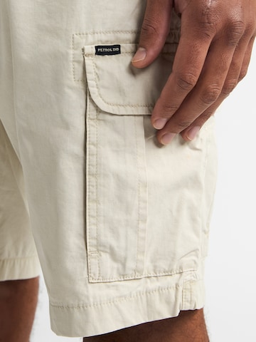 Petrol Industries Regular Cargo Pants in White