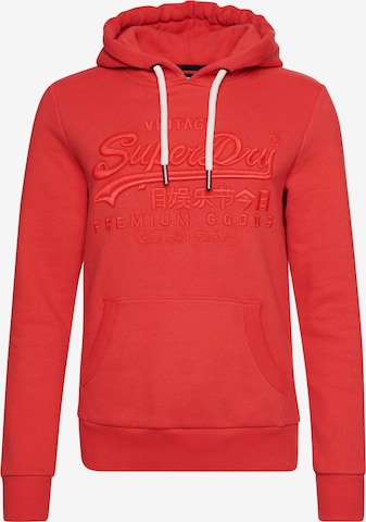 Superdry Sweatshirt in Red: front