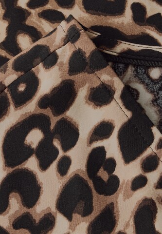 STREET ONE Bluse mit Leo-Muster in Braun