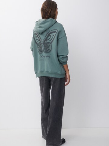 Sweat-shirt Pull&Bear en vert