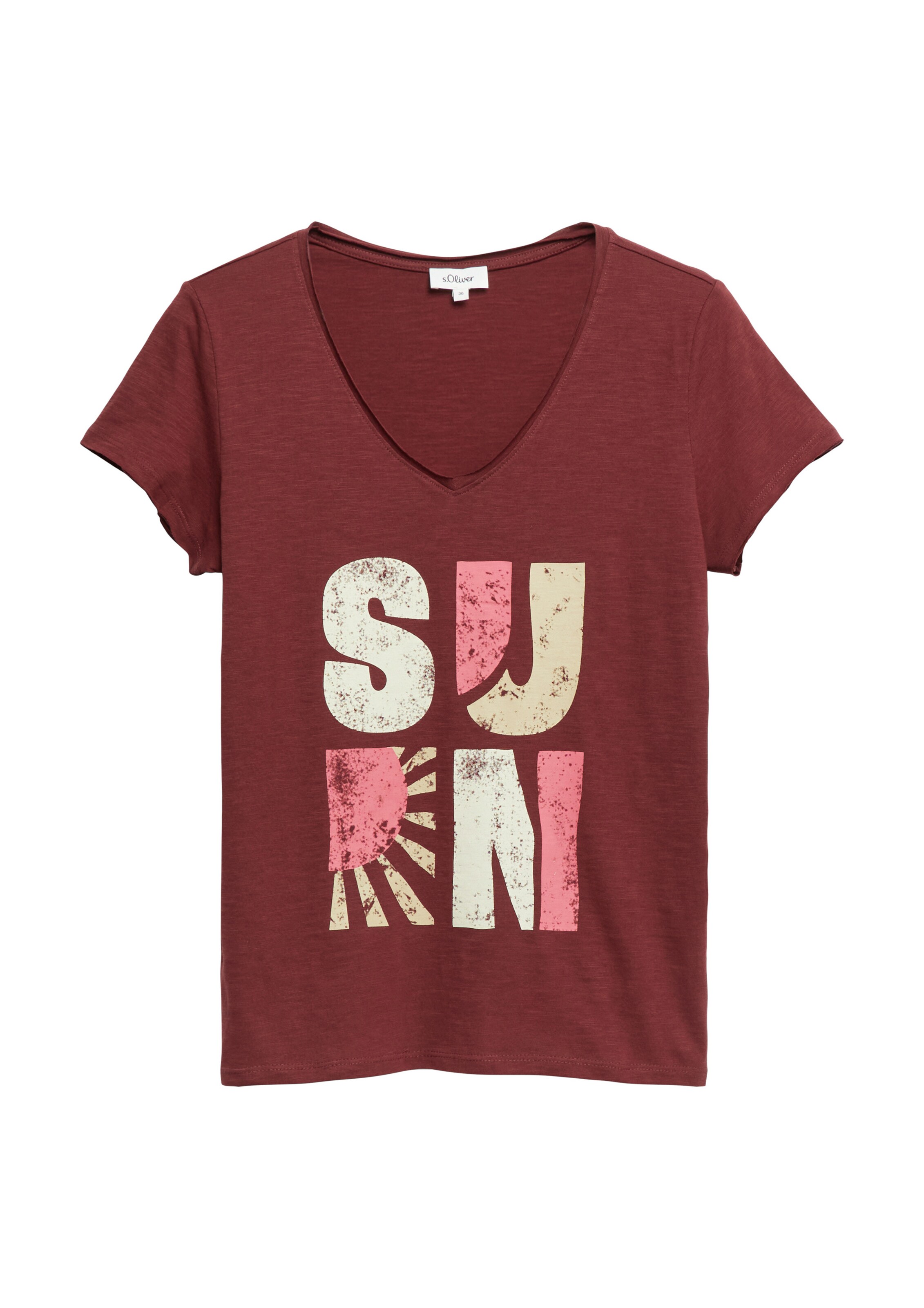 s.Oliver - Camiseta en rojo: frente
