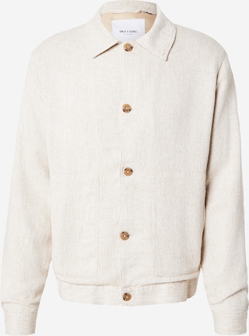 Only & SonsPrijelazna jakna 'ONSELIOT' - siva boja: prednji dio