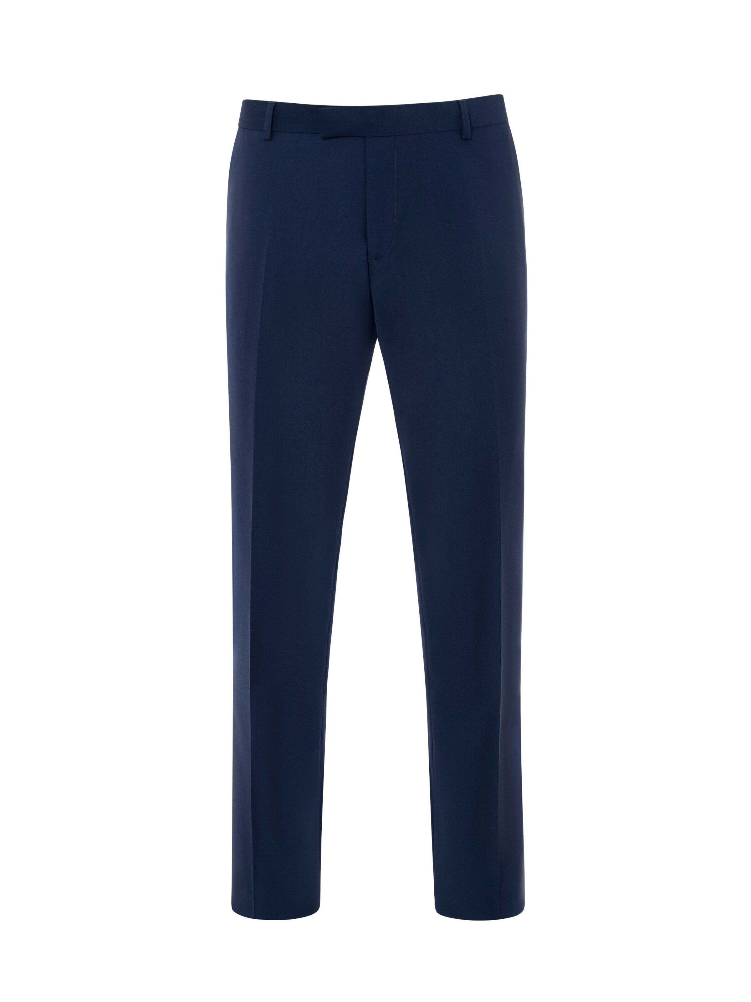 Thomas Goodwin Slimfit Pantalon in Blauw: voorkant