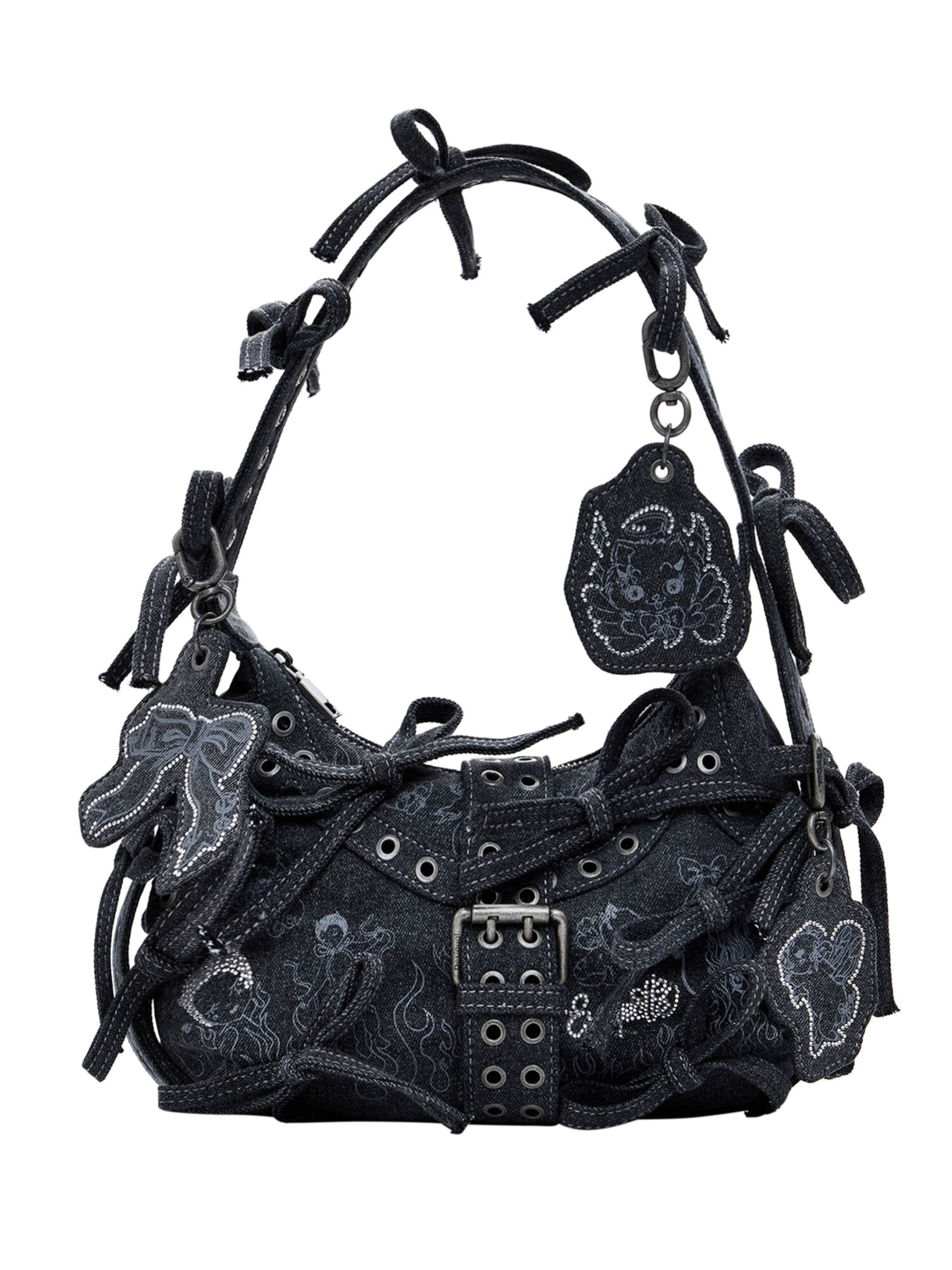 Desigual Olkalaukku 'María Escoté' värissä harmaa: etupuoli