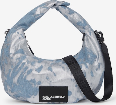 KARL LAGERFELD JEANS Torba za na rame u plava / crna / srebro, Pregled proizvoda