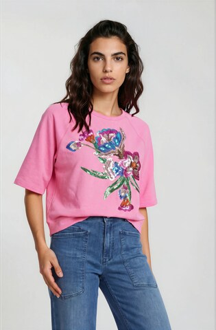 Milano Italy Sweatshirt in Pink: front