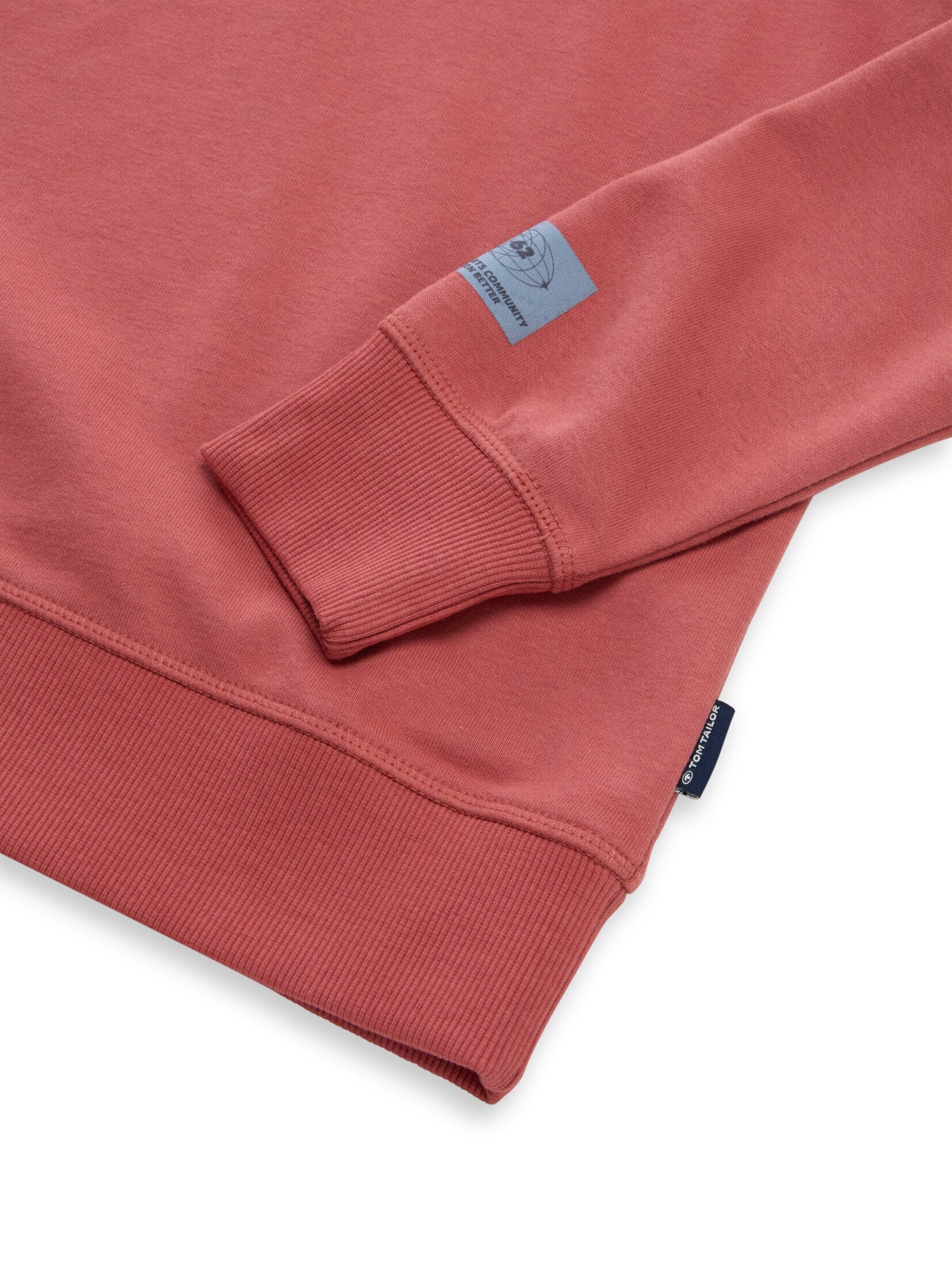 TOM TAILOR Sweatshirt in Red