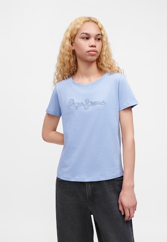 mėlyna Pepe Jeans Marškinėliai: priekis