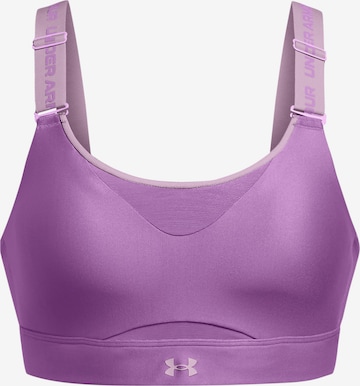 UNDER ARMOUR Bustier Sport-BH ' Infinity 2.0 ' in Lila: predná strana