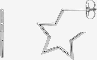 Estella Bartlett Oorbellen 'Open Star' in de kleur Zilver, Productweergave
